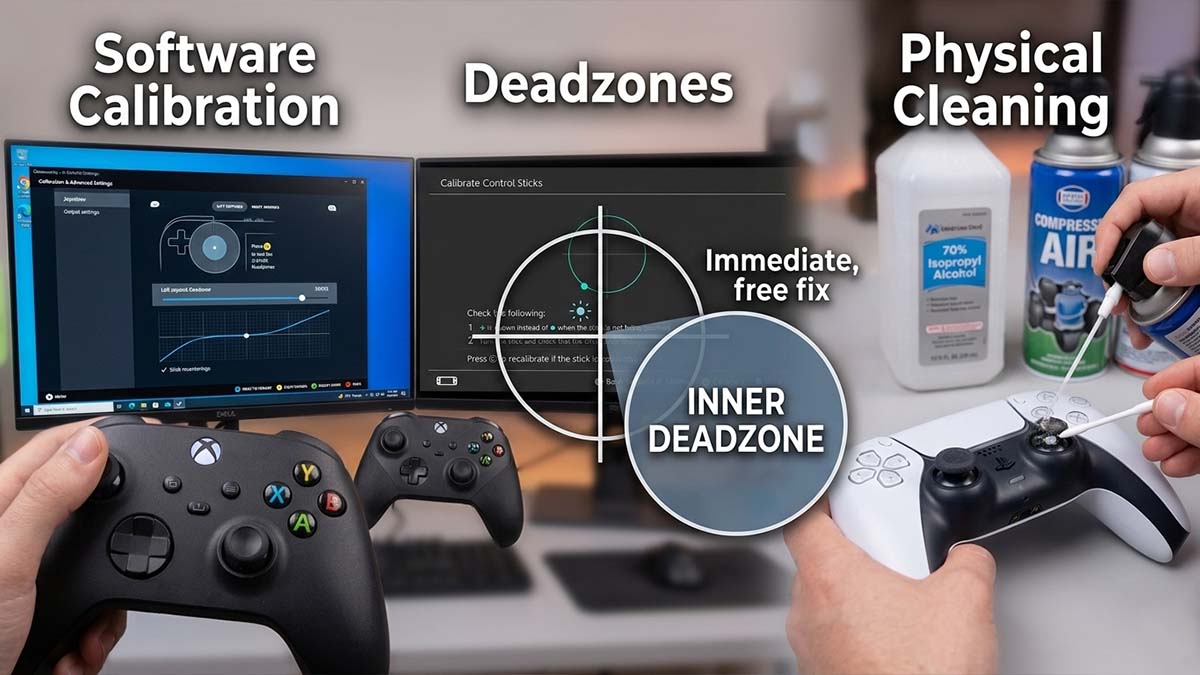 Quick Fixes of stick drift