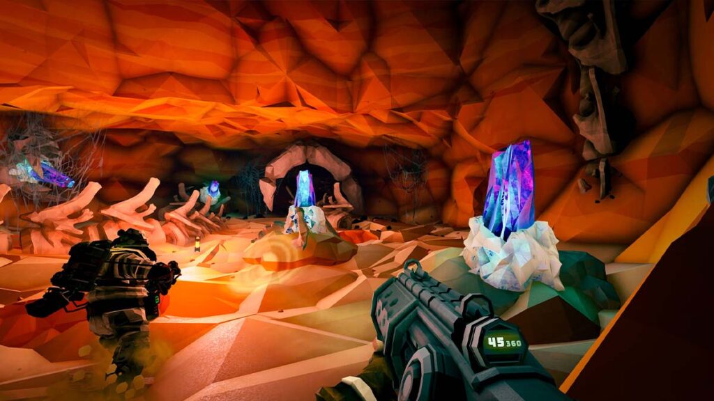 deep rock galactic multiplayer gameplay