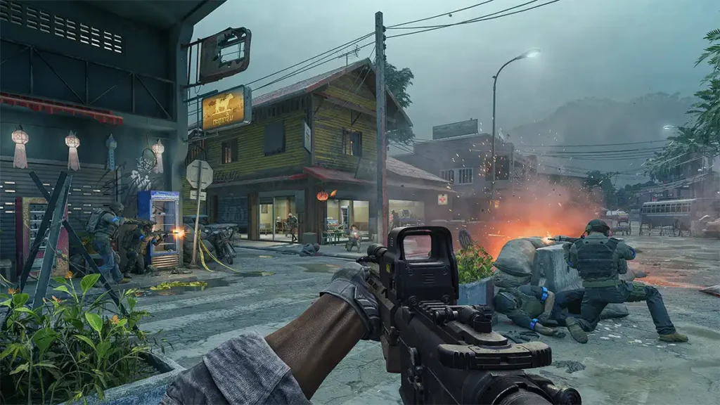 Gray Zone Warfare tactical FPS gameplay jungle combat