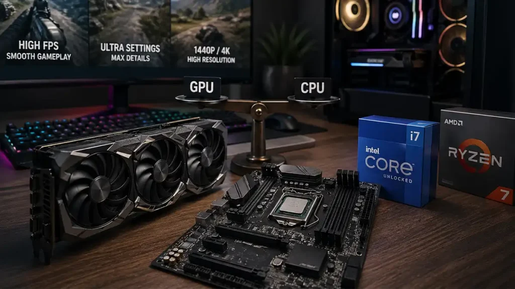 choosing a GPU and CPU for building a pc