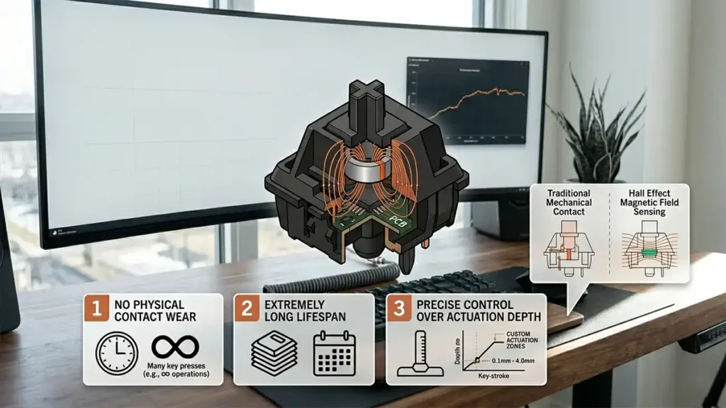 gamin Keyboard Magnetic (Hall Effect) Switches