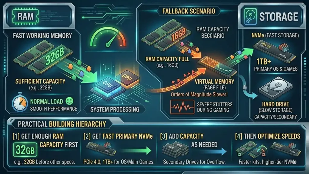How RAM and Storage Work Together